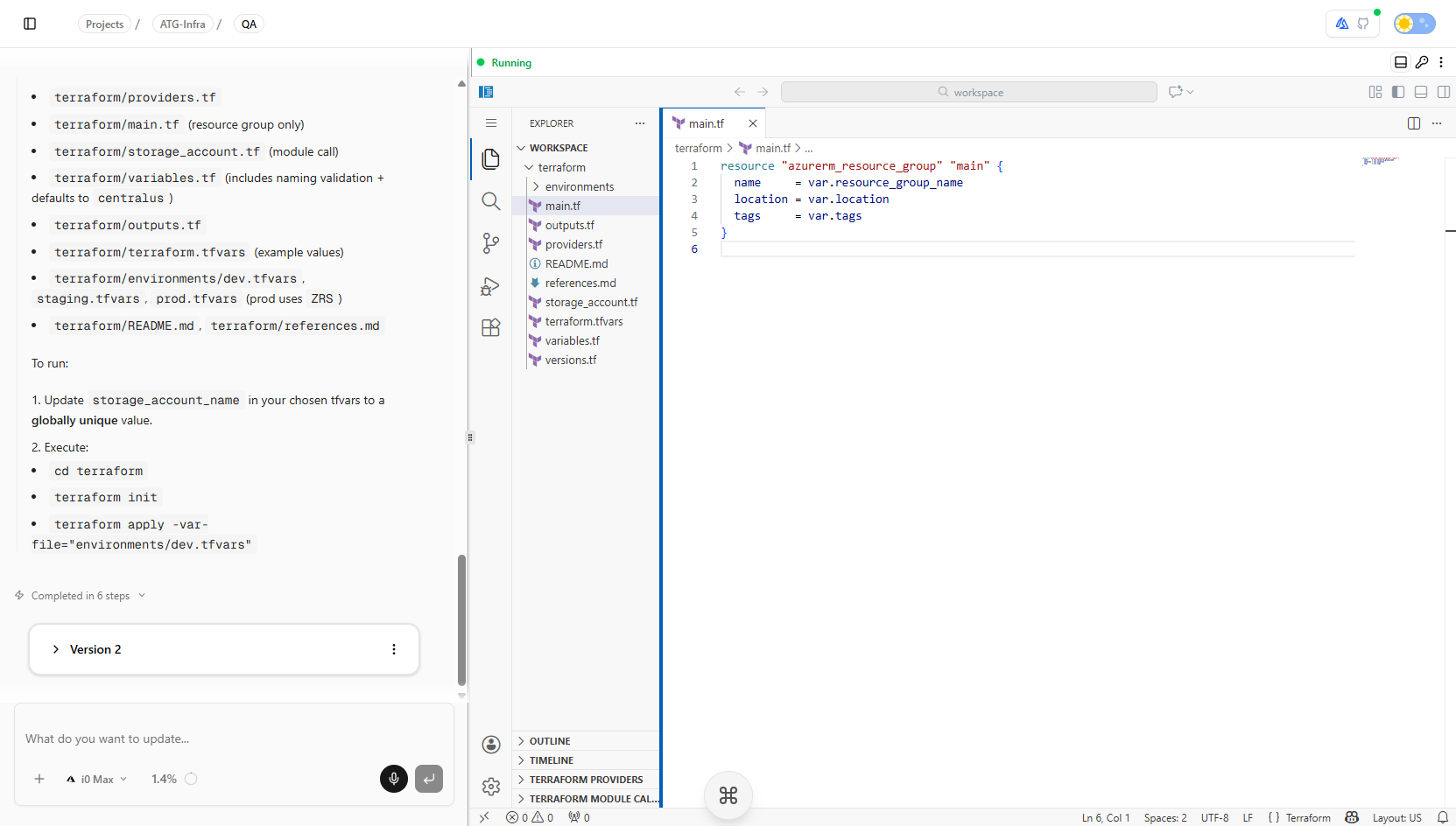 Browser-based IDE and Terminal